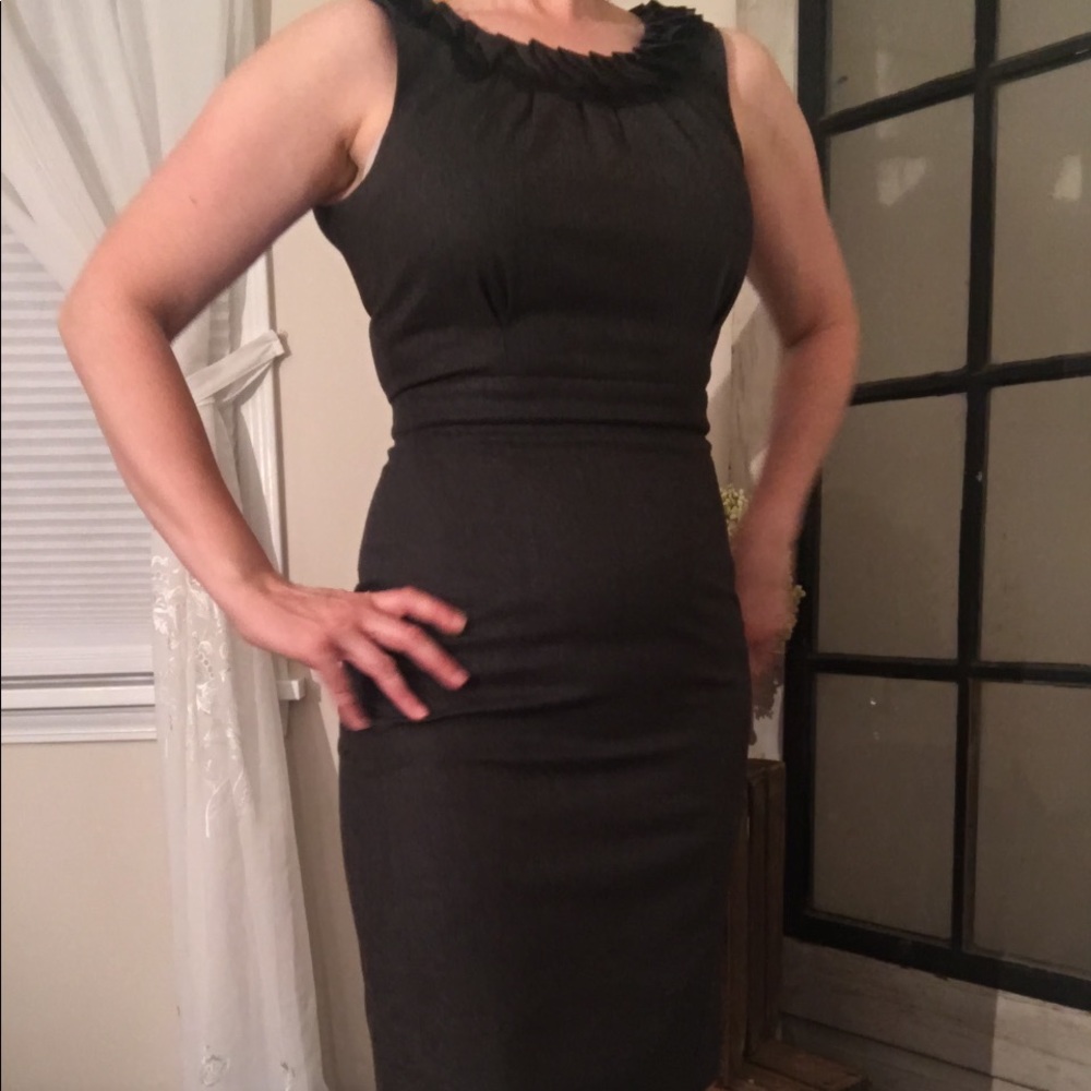 J Crew Charcoal Sheath Dress